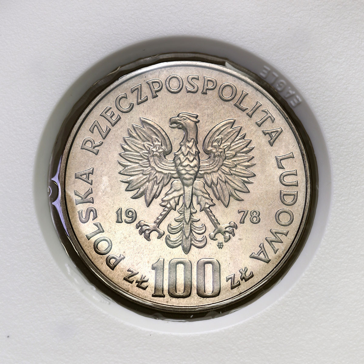 PRL. PRÓBA Nikiel 100 złotych 1978 – Bóbr